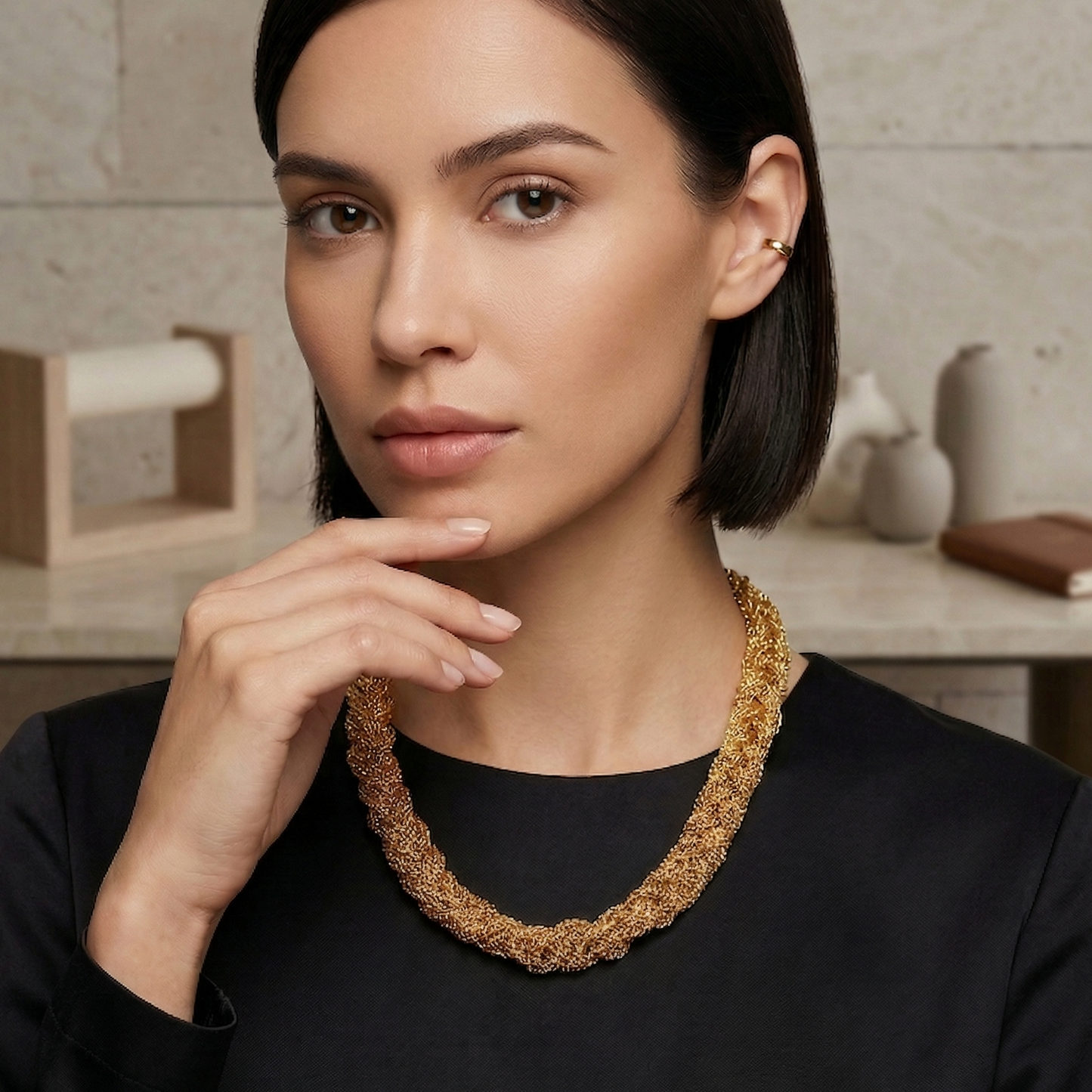 Regal Mesh Necklace