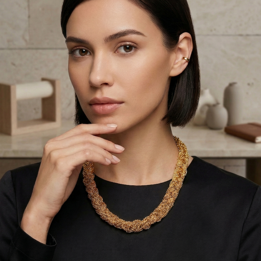 Regal Mesh Necklace