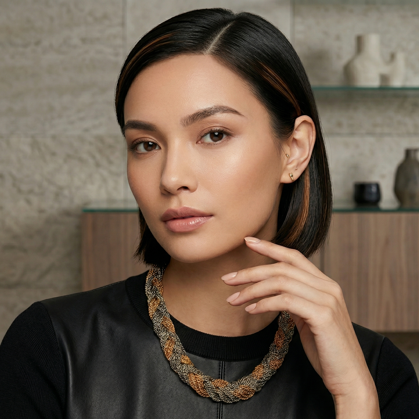 Mesh Braid Necklace