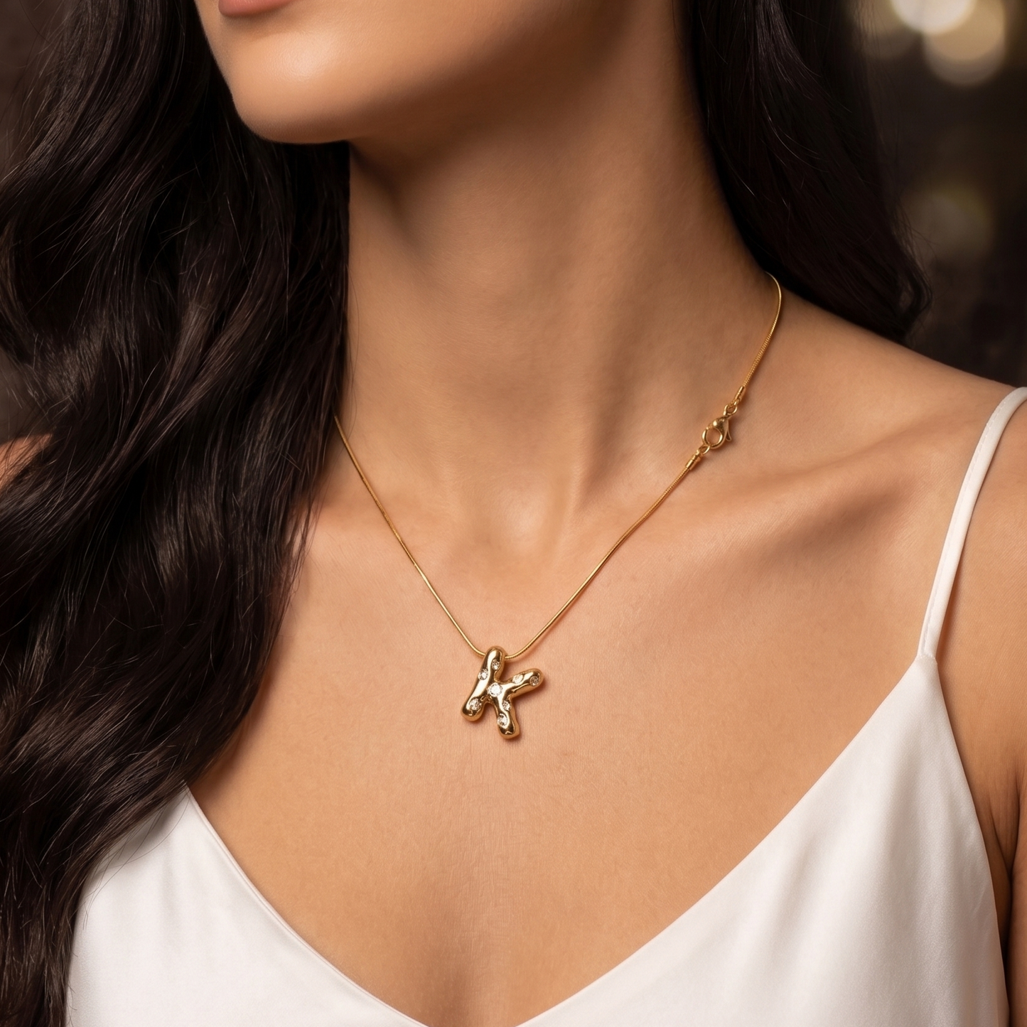 K Initial Pendant