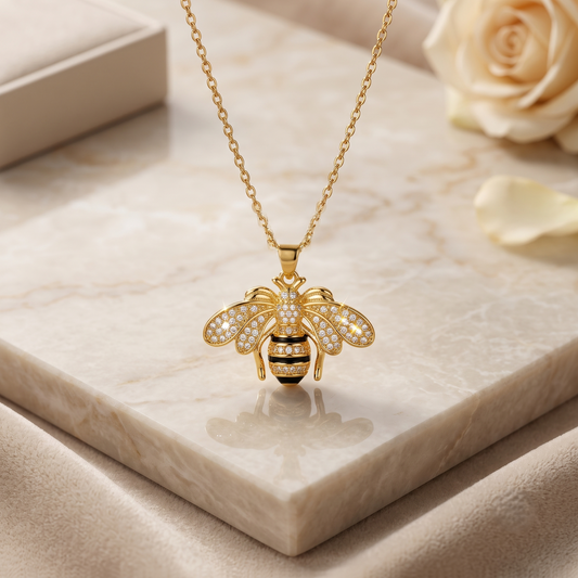 Golden Honey Bee Neckchain