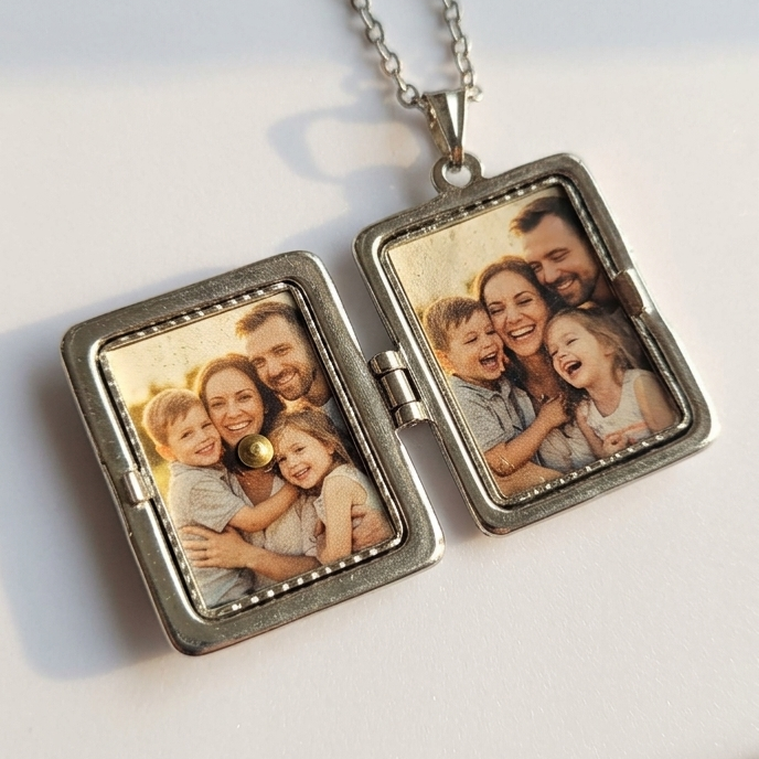 Gold Secret Keeper Locket Necklace
