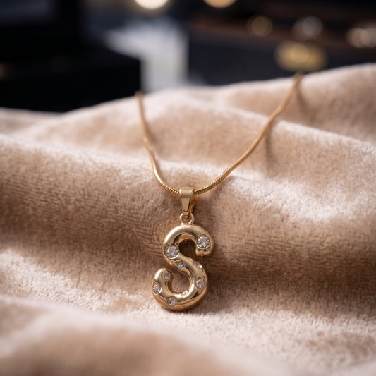 S Initial Pendant