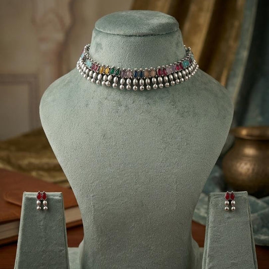 Rangrez Pearl Choker Set