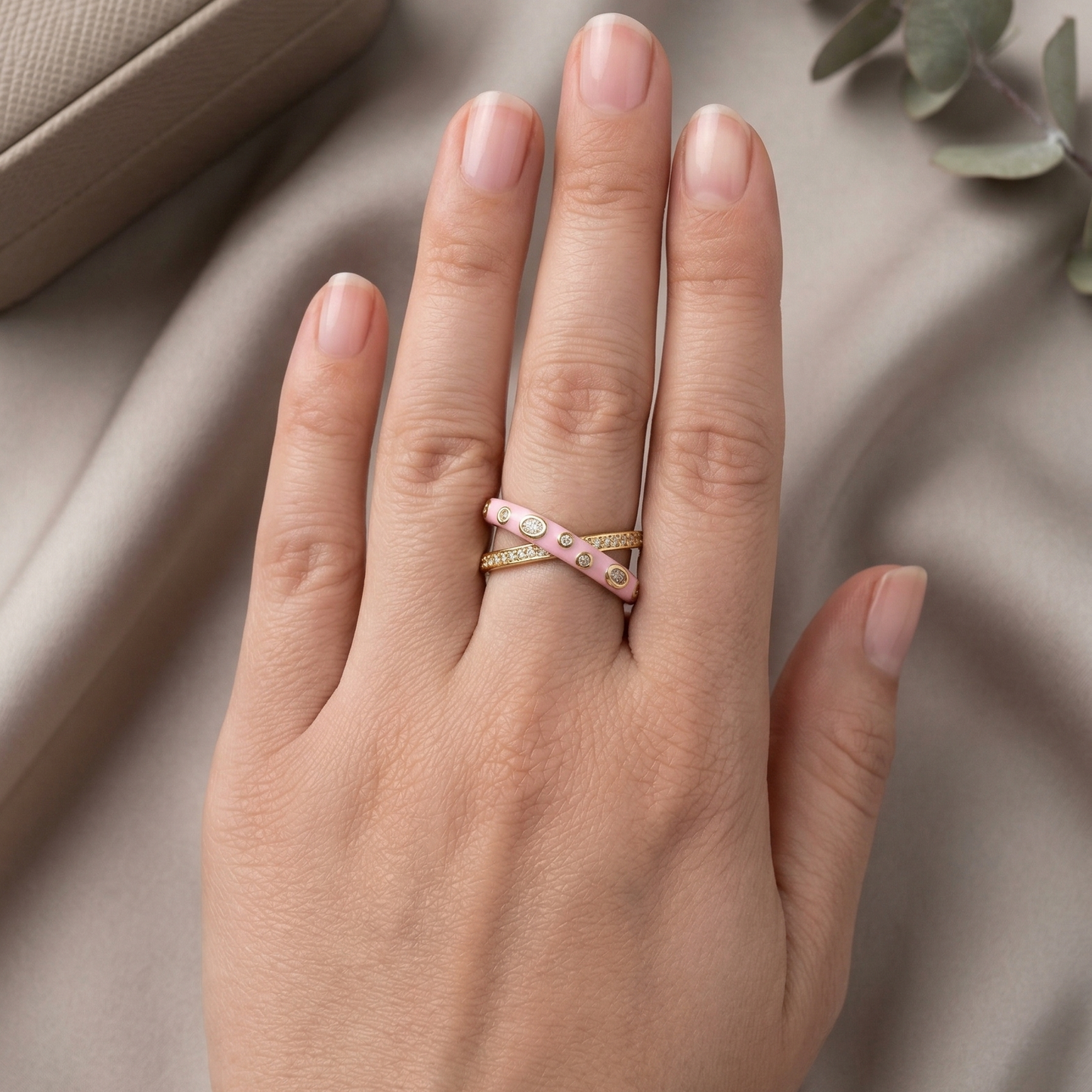 Blush Cross Band