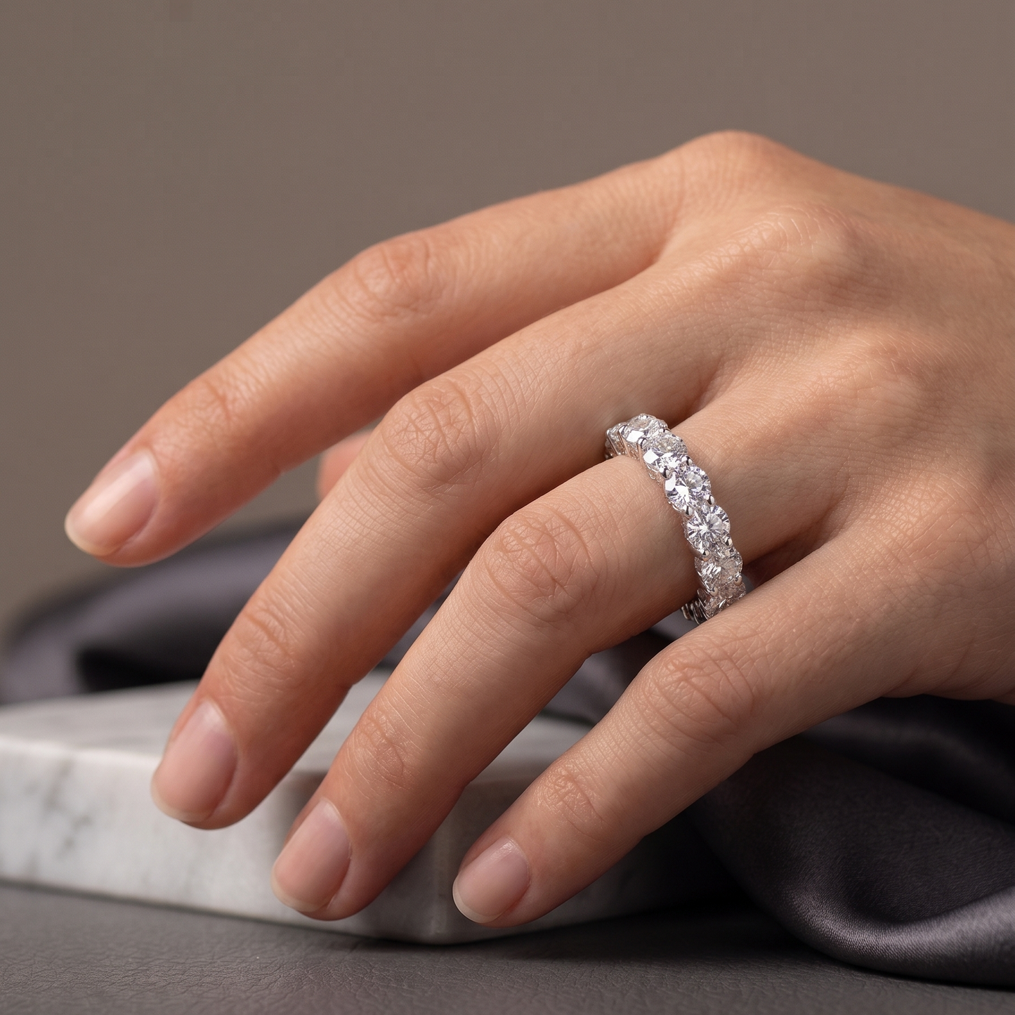 Celeste Eternity Ring