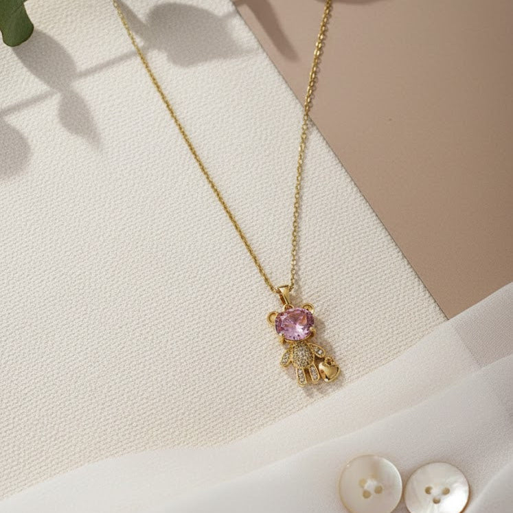Teddy Charm Necklace