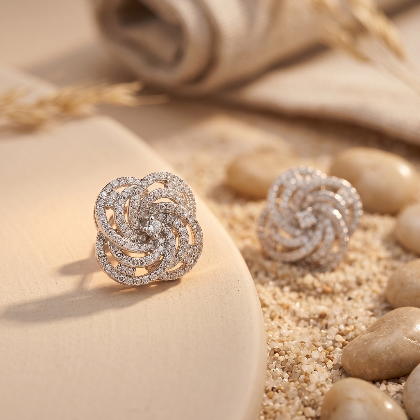 Rosette Studs