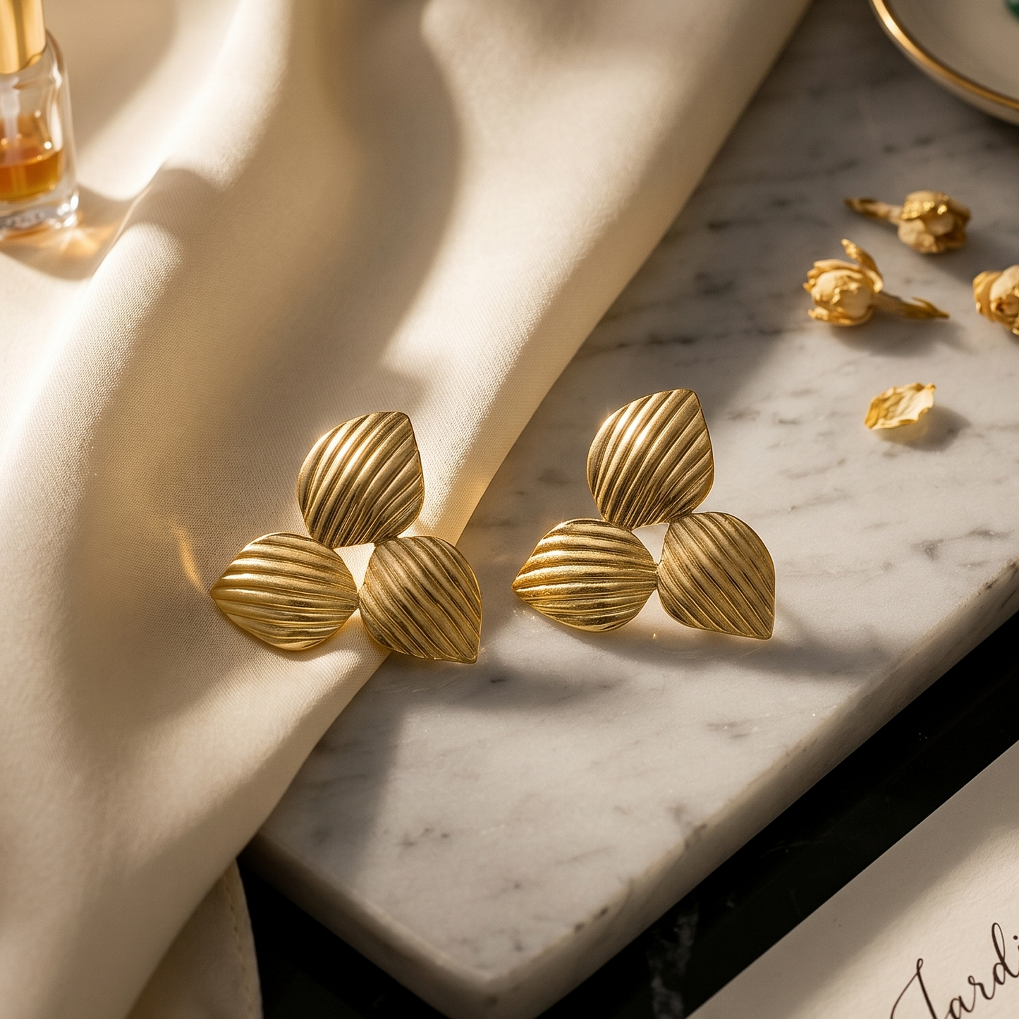 Golden Leaf Earring