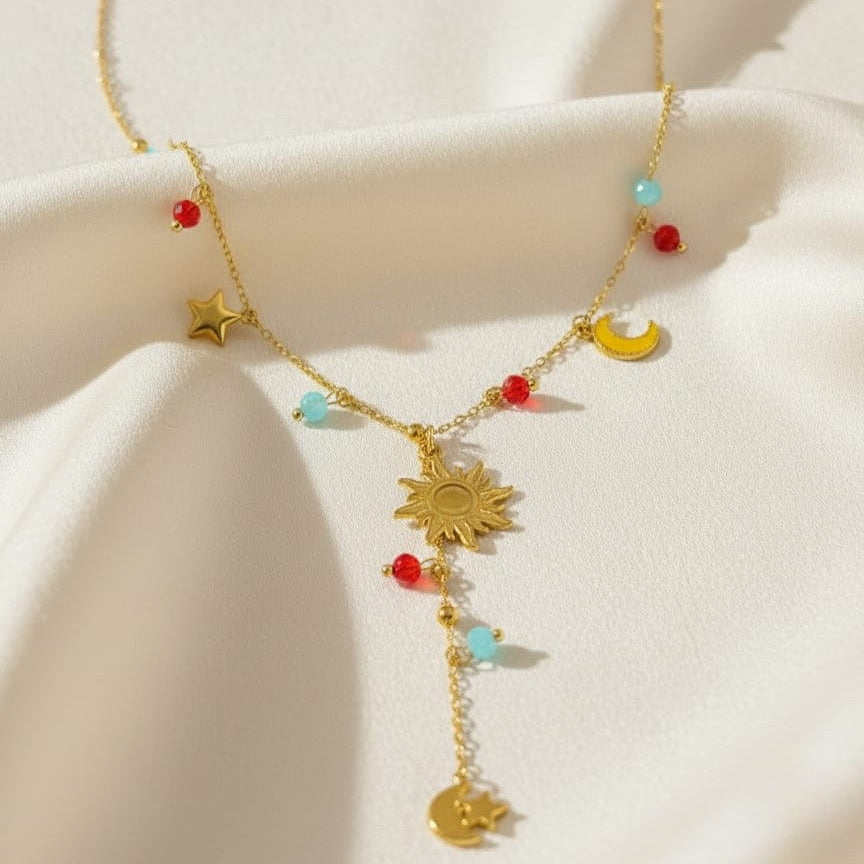 Celestial Charm Drop Neckchain