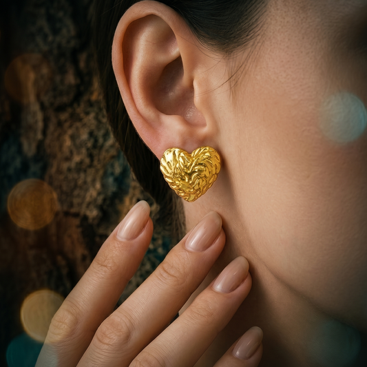 Amour Heart Earring